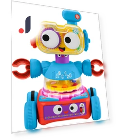 Spin and Learn Robot Kurukuru — Interactive Learning Devices, Fisher Price