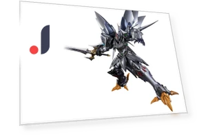 Teppaku Series Robot Wars Cybuster Possession Painted Movable Figure — Heroic Collectibles, CCSTOYS
