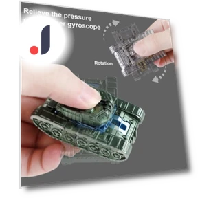 Transforming Robot Tank Spinner — Stress Relievers, HOMAVA