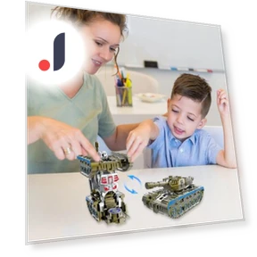 Transforming Robot Tank Spinner — Stress Relievers, Linkee