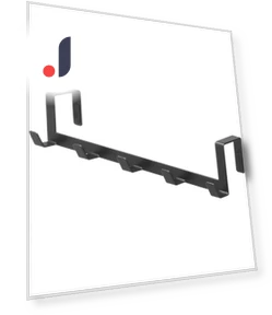 Wide Black Door Hook — Storage Hooks, Yamazaki Jitsugyo