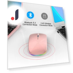 Wireless Mouse with RGB LED Backlight — Mouse Pads, Uav parts center