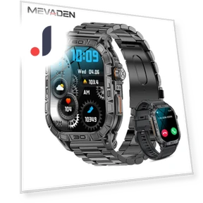 1.96-inch AMOLED Display Smart Watch with Bluetooth Calls — Smartwatches, MEVADEN