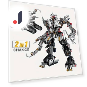 2 In1 Dragon Robot Mech Building Blocks Set — Construction Kits, KAZI