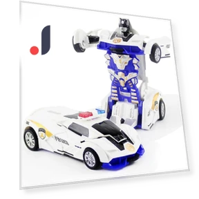 Automatic Transformer Robot with One Key — Interactive Figures & Robots, Bai Fen Bai Toys