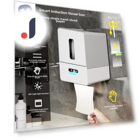 Automatic Wall-Mounted Toilet Paper Dispenser — Toilet Paper Holders, Golden Fern