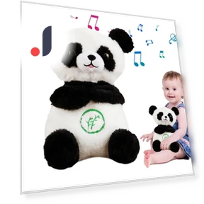 Breathing Calming Panda — Plushies, LYB Rainbow