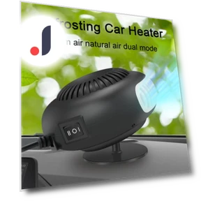 Car Heater with Plug-and-Play Base — Portable Heating Solutions, CAR SHOW