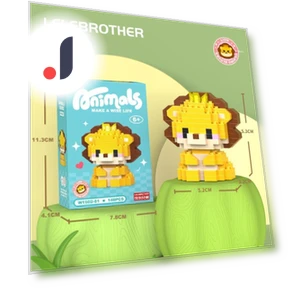 Creative Building Blocks, Smart Animals — Construction Kits, LeLe Brother