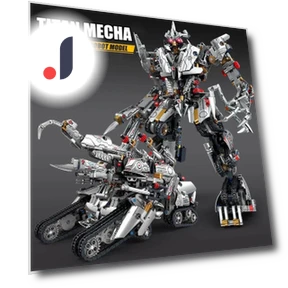 Deforming Robot Warrior Building Blocks — Construction Kits, KAZI