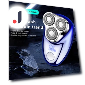 Electric Shaver with Digital Display — Grooming Essentials, Enjoy Smart Home