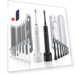 Electric Sonic Toothbrush — Electric Toothbrush Heads, Light makeup