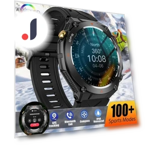 GPS Track Smart Watch with Compass, Altitude, Pressure, Sport Fitness, Bluetooth Talk — Smartwatches, SACOSDING