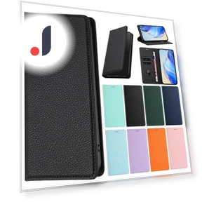 Leather Case with Auto-Closing Card Slot — Flip Cases, huhong718