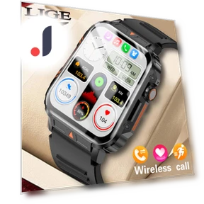 Men's Military Style Smartwatch for Outdoor Sports — Sport Watches, LIGE