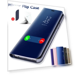 Mirror Flip Case Smart View — Mobile Devices & Accessories, Fashion 3C Digital
