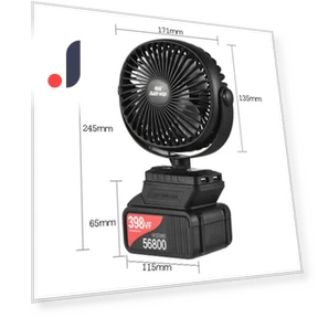 Portable Lithium Electric Fan — Portable Cooling Solutions, Koogeelife