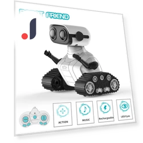 Rechargeable Remote Control Robot Toy — Interactive Figures & Robots, LYZRC