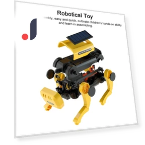 Self-setting Gadgets DIY, Tech Gadgets, Smart Robot, Dog Robot, Cattle Toys, Solar Powered Robot Dog — Interactive Animal Companions, TOMTOP JMS