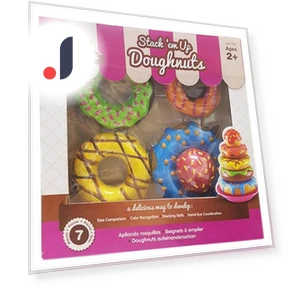 Smart Cookie Donut Stacking — Stacking Blocks, Board M Factory