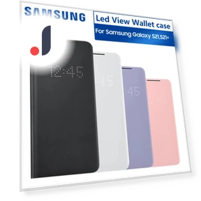 Smart LED View Wallet Flip Cover — Phone Accessories, Samsung