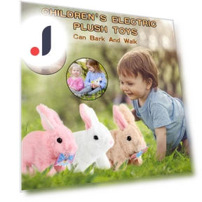 Smart Plush Bunny Toy — Interactive, Long nose