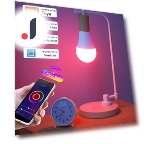 Smart Wi-Fi LED Lamp — Desk & Table Lighting, MeeToo Lights