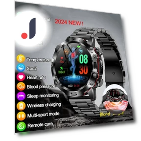 Smartwatch with Blood Pressure, Blood Oxygen, ECG + PPG Monitoring — Smartwatches, Zodvboz