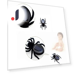 Solar-Powered Educational Spider Robot Toy — Solar Power, Superman Joe