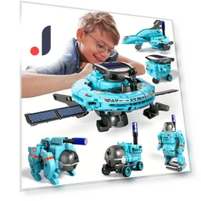STEM Solar Robot Kit — Solar Power, Power gears