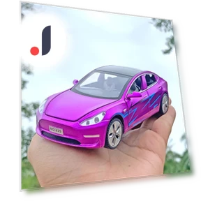 Toy Car Tesla Model 3 with Light and Sound Effects — Miniature Rides & Collectibles, AI Supermarket