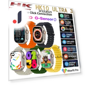 Ultra 3 AMOLED Smartwatch — Smartwatches, Wula Mall