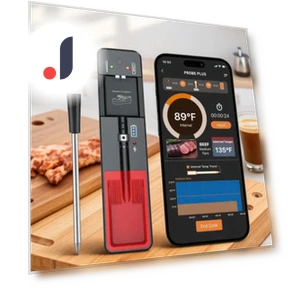Wireless Meat Thermometer with Bluetooth — Grill Thermometers, Daily necessities-V