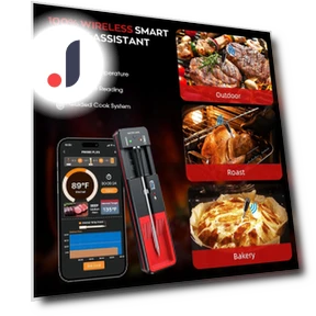 Wireless Meat Thermometer with Bluetooth — Thermometers, Daily necessities-V