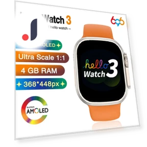 Amoled Hello Watch 3 Smartwatch — Smartwatches, Tiktop2