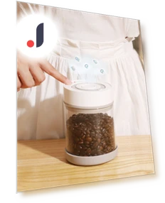 Automatic Vacuum Storage for Coffee Beans — Tea Storage Chests, Nippon-Mart