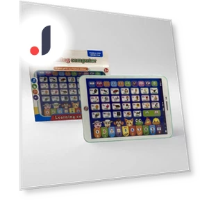 Bilingual Learning Tablet — Children's Corner, Peach Bloom