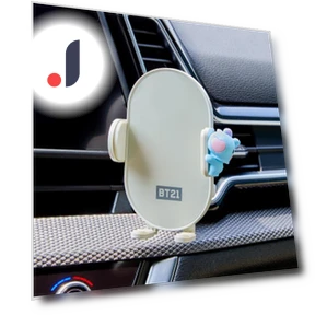 BT21 MANG Minini Car Smartphone Fast Charging Stand — Phone Accessories, LINE FRIENDS