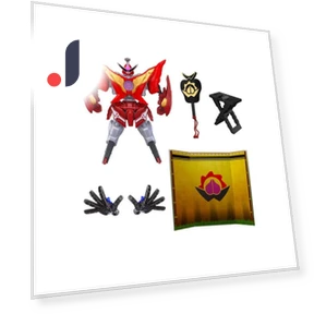 Bustaro Sentai Don Brothers DX Donrobotaro — Dolls & Figures, SAKURA BLOSSOM