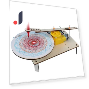 Creative Wooden Electric Plotter Drawing Robot STEM Model — Construction Kits, YDM Beauty Life