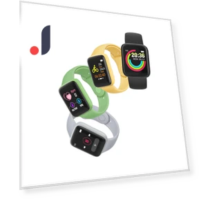 Digital Smartwatch with Heart Rate Monitor — Wearable Accessories, Vogue