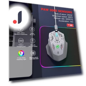 Dual Mode Wireless Mouse — Computer Mice, HXSJ
