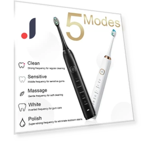 Electric Toothbrush — Ultrasonic, Sarmocare