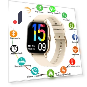 Fitness Smartwatch with Bluetooth Calls and Sleep Monitor — Smartwatches, Tiktop2
