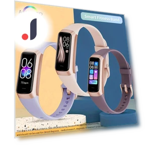 Fitness Smartwatch with Silicone Strap — Smartwatches, SCIONE