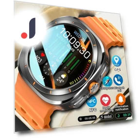 Full Touch Smart Watch with Compass, NFC, GPS, Bluetooth — Smartwatches, Reggo
