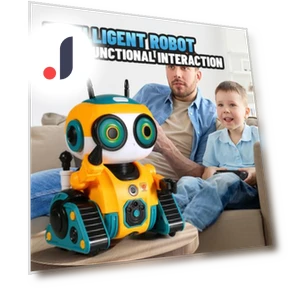 Gesture-Controlled Robot Toy with LED Eyes — Interactive Figures & Robots, Toy