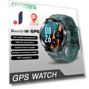 GPS Smartwatch with HD Display — Smartwatches, SACOSDING