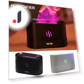 Humidifier with Colorful Flame — Air Moisturizers, Excellent stuff