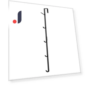 Long Black Door Hanger — Wardrobe Storage, Yamazaki
